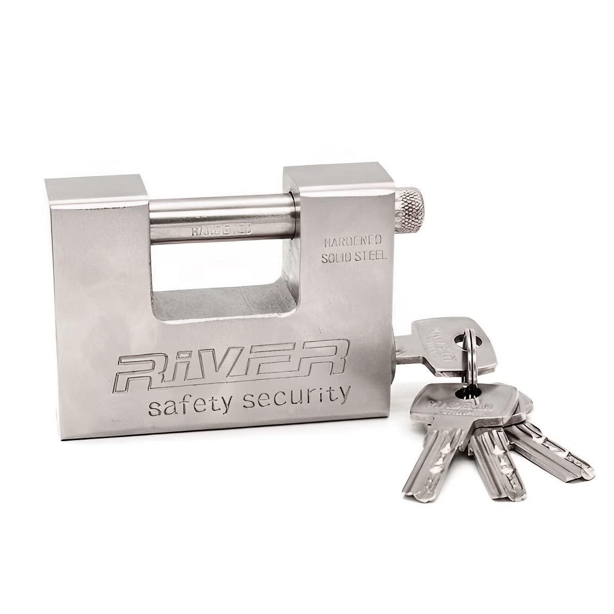 HASTHIP Padlock with Key, 94mm High Security 5 Keys Heavy Duty Lock, D-Shaped Solid Brass Outdoor Keyed Padlock for Warehouse, Containers, Shed, Garage, Shutter, Gate, Motorbike HASTHIP Padlock with Key, 94mm High Security 5 Keys Heavy Duty Lock, D-Shaped Solid Brass Outdoor Keyed Padlock for Warehouse, Containers, Shed, Garage, Shutter, Gate, Motorbike